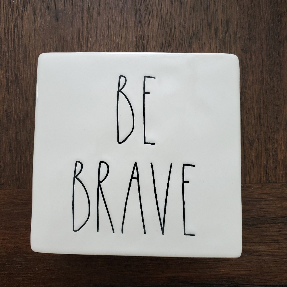 Rae Dunn Big Letter cube decor